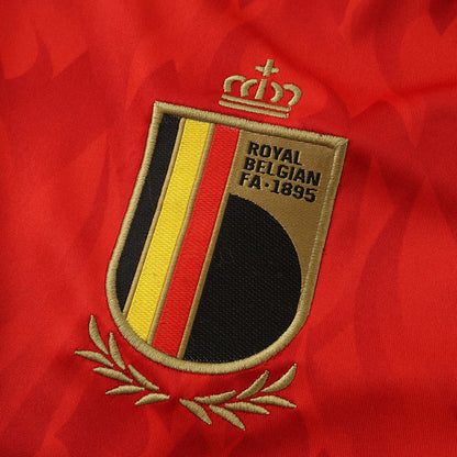2026 FIFA World Cup Belgium home Long sleeve Fan version