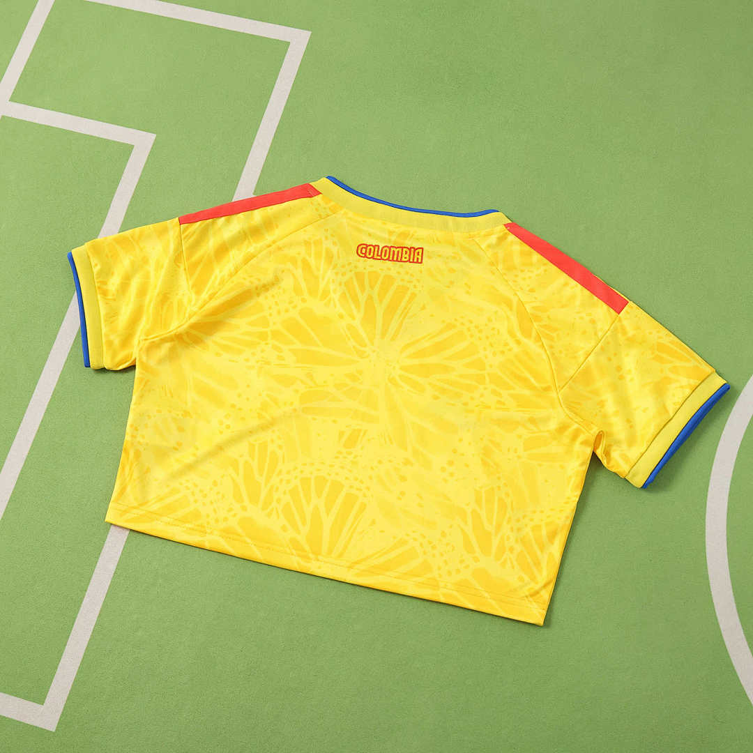 2026 FIFA World Cup Colombia Home Cropped Jersey