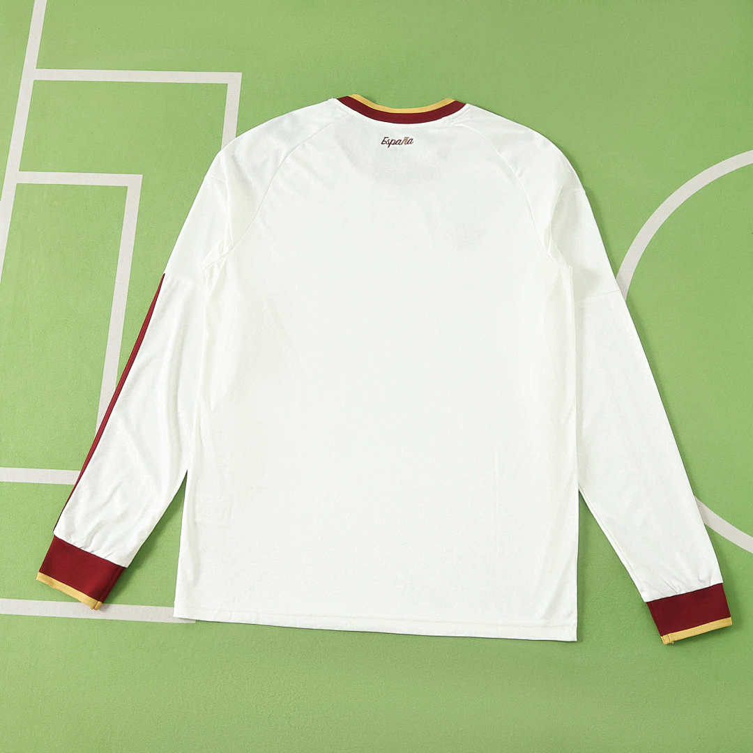 2026 FIFA World Cup Spain away Long sleeve Fan version