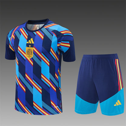 2026 FIFA World Cup Spain Training clothes suit Short sleeve Fan version