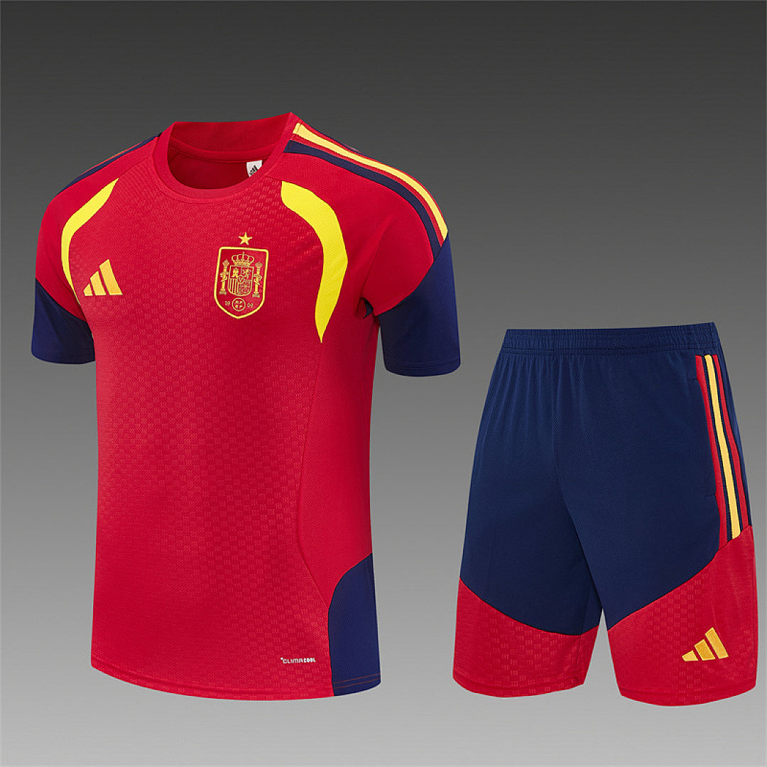 2026 FIFA World Cup Spain Training clothes suit Short sleeve Fan version