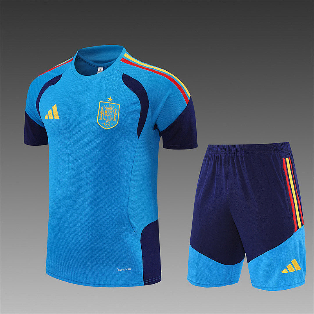 2026 FIFA World Cup Spain Training clothes suit Short sleeve Fan version