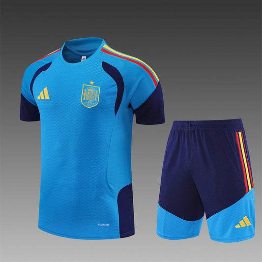 2026 FIFA World Cup Spain Training clothes suit Short sleeve Fan version