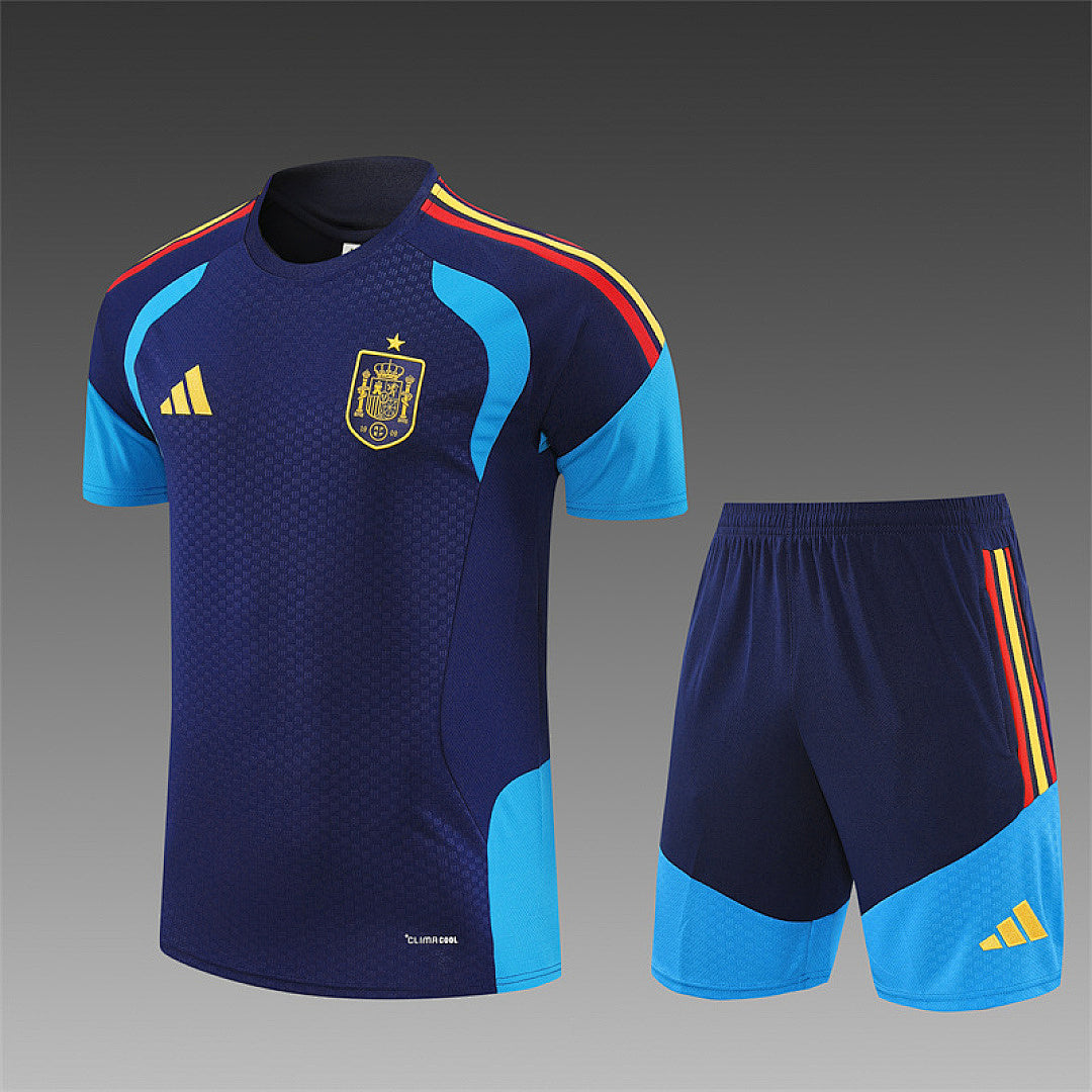 2026 FIFA World Cup Spain Training clothes suit Short sleeve Fan version