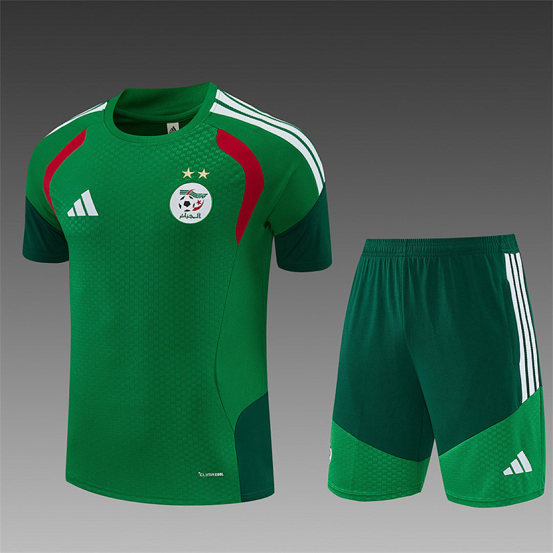 2026 FIFA World Cup Algeria Training clothes suit Short sleeve Fan version