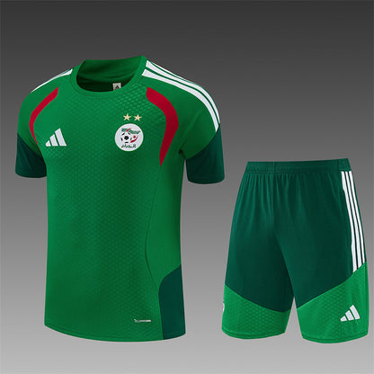 2026 FIFA World Cup Algeria Training clothes suit Short sleeve Fan version